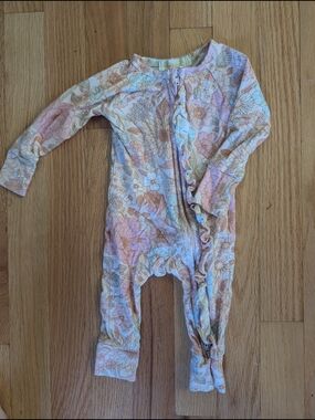 Little & Fern Pastel Floral Zippie